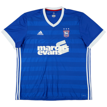 2017-18 Ipswich Home Shirt - 6/10 - (XXL)