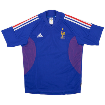 2002-04 France 'Signed' Home Shirt - 7/10 - (S)