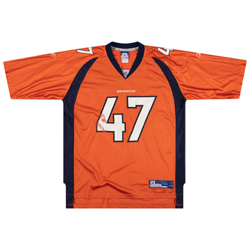 2005-06 Denver Broncos Lynch #47 Reebok On Field Jersey (Alternate) XL
