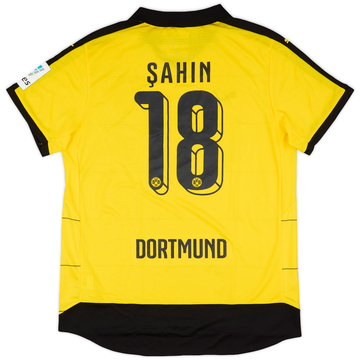 2015-16 Borussia Dortmund Home Shirt Sahin #18 (XL)