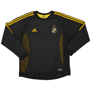 2002-03 AIK Stockholm Player Issue Home L/S Shirt - 6/10 - (M)