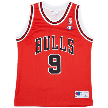 2004-10 Chicago Bulls Deng #9 Champion Away Jersey - 9/10 - (L.Boys)