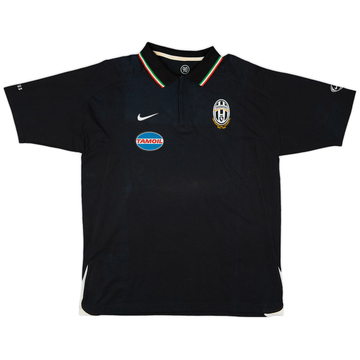 2005-06 Juventus Nike 1/4 Zip Polo Shirt - 6/10 - (XL)