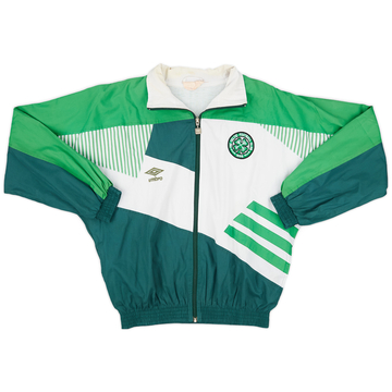 1991-92 Celtic Umbro Track Jacket - 7/10 - (L)
