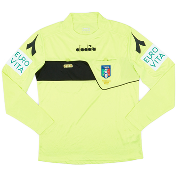 2018-19 Italy Diadora Referee L/S Shirt - 9/10 - (M)