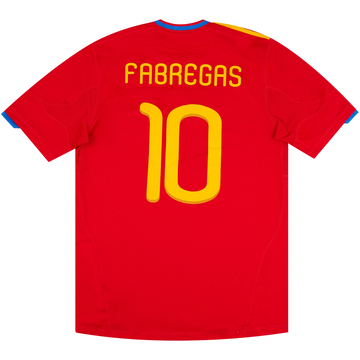 2009-10 Spain Home Shirt Fabregas #10ES