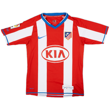 2007-08 Atletico Madrid Home Shirt - 9/10 - (M.Boys)