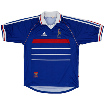 1998-00 France "Champion d'Europe" Home Shirt - 8/10 - (L)
