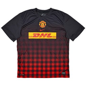 2013-14 Manchester United Nike Training Shirt - 9/10 - (XL)