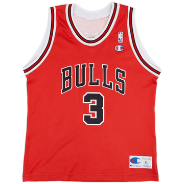2001-06 Chicago Bulls Chandler #3 Champion Away Jersey - 8/10 - (XL.Boys)