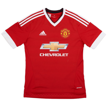 2015-16 Manchester United Home Shirt - 8/10 - (XL.Boys)