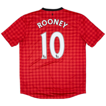 2012-13 Manchester United Home Shirt Rooney #10 - 5/10 - (L)
