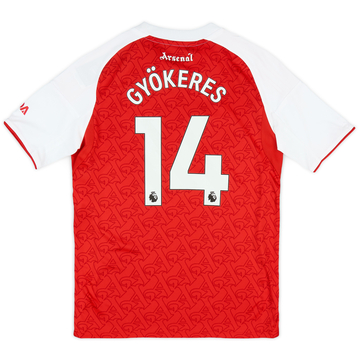 2025-26 Arsenal Home Shirt Gyokeres #14 (KIDS)