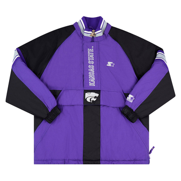1990s Kansas State Wildcats Starter 1/2 Zip Rain Coat M