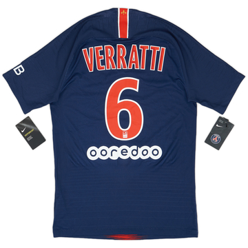 2018-19 Paris Saint-Germain Authentic Home Shirt Verratti #6 (S)