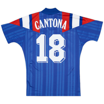 1992-94 France Home Shirt Cantona #18 - 9/10 - (S)