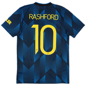 2021-22 Manchester United Third Shirt Rashford #10 - 10/10 - (S)