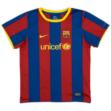 2010-11 Barcelona Home Shirt - 9/10 - (7-8 Years)