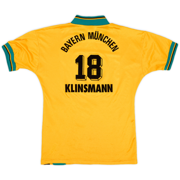 1993-96 Bayern Munich Away Shirt Klinsmann #18 - 7/10 - (S)