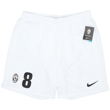 2012-13 Juventus Player Issue Home Shorts #8 (XXL)