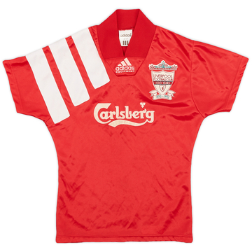 1992-93 Liverpool Centenary Home Shirt - 8/10 - (S.Boys)