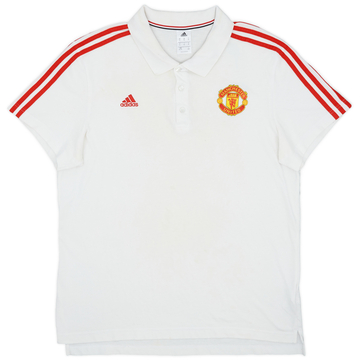 2015-16 Manchester United adidas Polo Shirt - 9/10 - (XL)