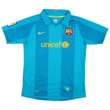 2007-09 Barcelona Away Shirt - 8/10 - (XL.Boys)