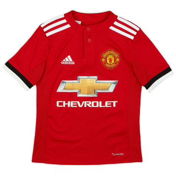 2017-18 Manchester United Home Shirt - 8/10 - (7-8 Years)
