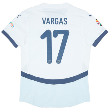 2024 Switzerland Match Issue European Championship Away Shirt Vargas #17