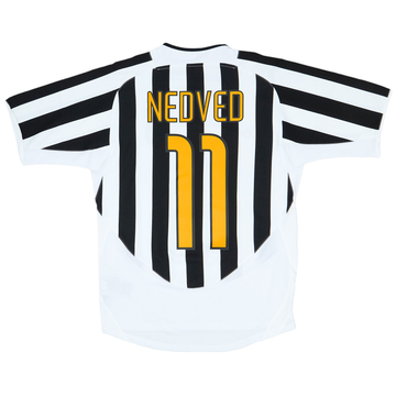 2003-04 Juventus Home Shirt Nedved #11 - 6/10 - (S)