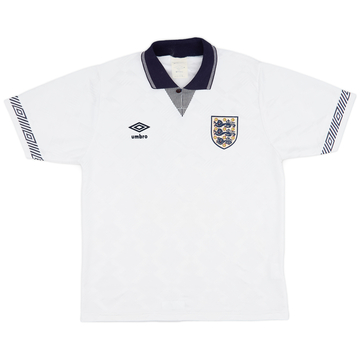 1990-92 England Home Shirt - 9/10 - (S)