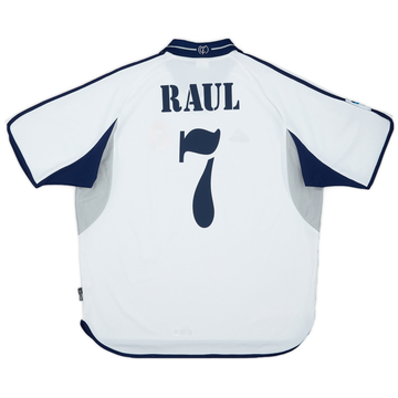 2000-01 Real Madrid Home Shirt Raul #7 - 5/10 - (XL)