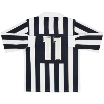 1989-90 Juventus Basic Home L/S Shirt #11 - 7/10 - (L)