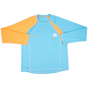 2007-08 Olympique Marseille adidas Reversible L/S Training Shirt - 8/10 - (XL)
