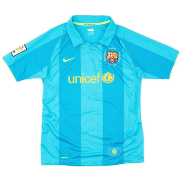 2007-09 Barcelona Away Shirt - 9/10 - (XL.Boys)