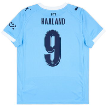 2025-26 Manchester City Home Shirt Haaland #9 (KIDS)