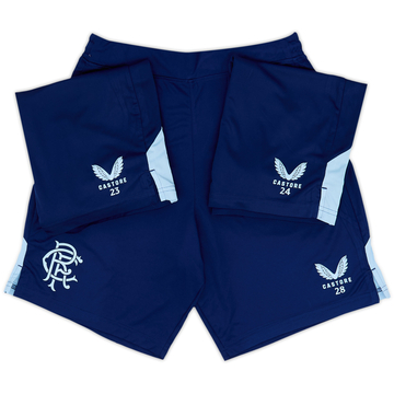 2024-25 Rangers Castore Player Issue Training Shorts # - 5/10
