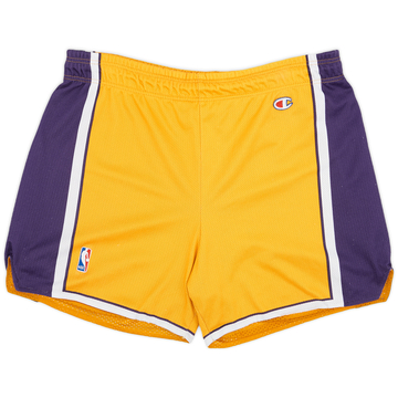 1999-04 LA Lakers Champion Home Shorts - 6/10 - (M)