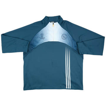 2003-04 Ajax adidas CL 1/4 Zip Training Top - 8/10 - (L/XL)