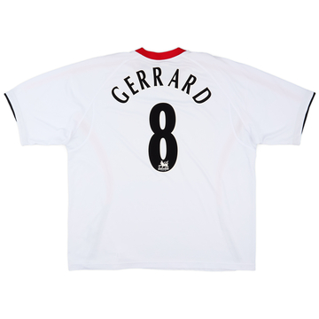 2005-06 Liverpool Away Shirt Gerrard #8 - 7/10 - (XXL)