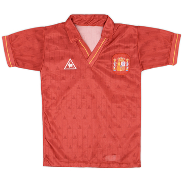 1988-90 Spain Home Shirt - 9/10 - (S.Boys)