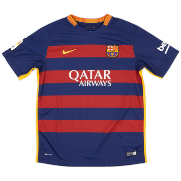 2015-16 Barcelona Home Shirt - 7/10 - (XL.Boys)