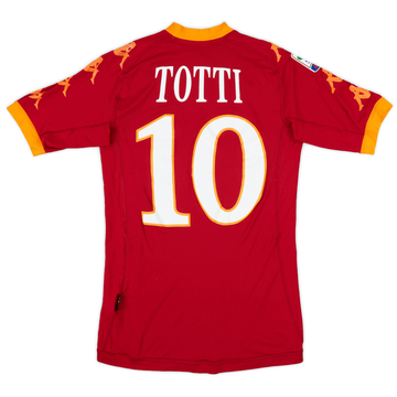 2010-11 Roma Home Shirt Totti #10 - 5/10 - (XS)