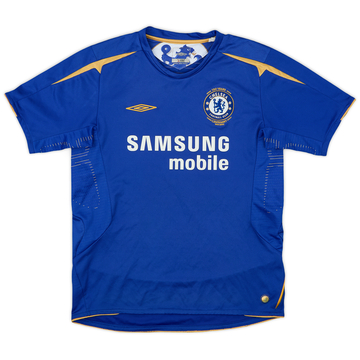 2005-06 Chelsea Centenary Home Shirt - 10/10 - (L.Boys)