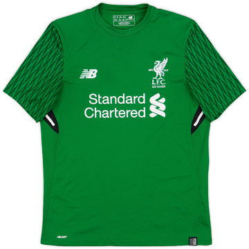 2017-18 Liverpool '125 Years' GK S/S Shirt - 8/10 - (XL.Boys)
