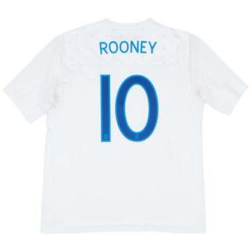 2010-11 England Home Shirt Rooney #10 - 7/10 - (XL)