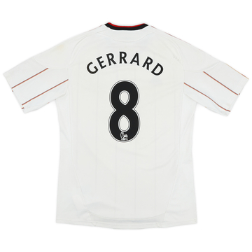2010-11 Liverpool Away Shirt Gerrard #8 - 6/10 - (L)
