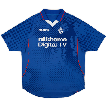 2002-03 Rangers Home Shirt - 8/10 - (L)