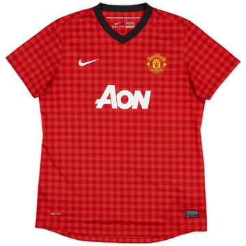 2012-13 Manchester United Home Shirt - 8/10 - (Women's L)