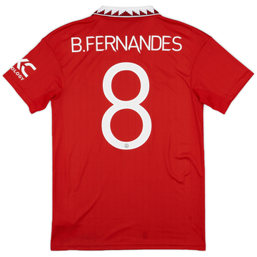 2022-23 Manchester United Home Shirt B.Fernandes #8 - 7/10 - (S)